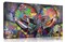 Floral Wall-Decor - Banksy Canvas Wall Decor - Graffiti Wall Art for Living Room Ready To Hang Size 40" x 20"